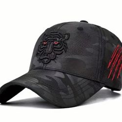 Tiger Embroidery Unisex Baseball Cap Camouflage Tactical Sports