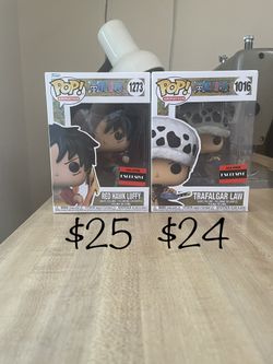 One Piece AAA Anime Exclusive Set Funko Pops #1016 & #1273 2pc Bundle