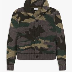 Rhude Camo Cardigan Size Medium