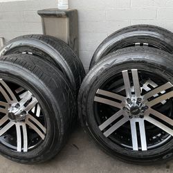 20” Vortex Wheels And Tires