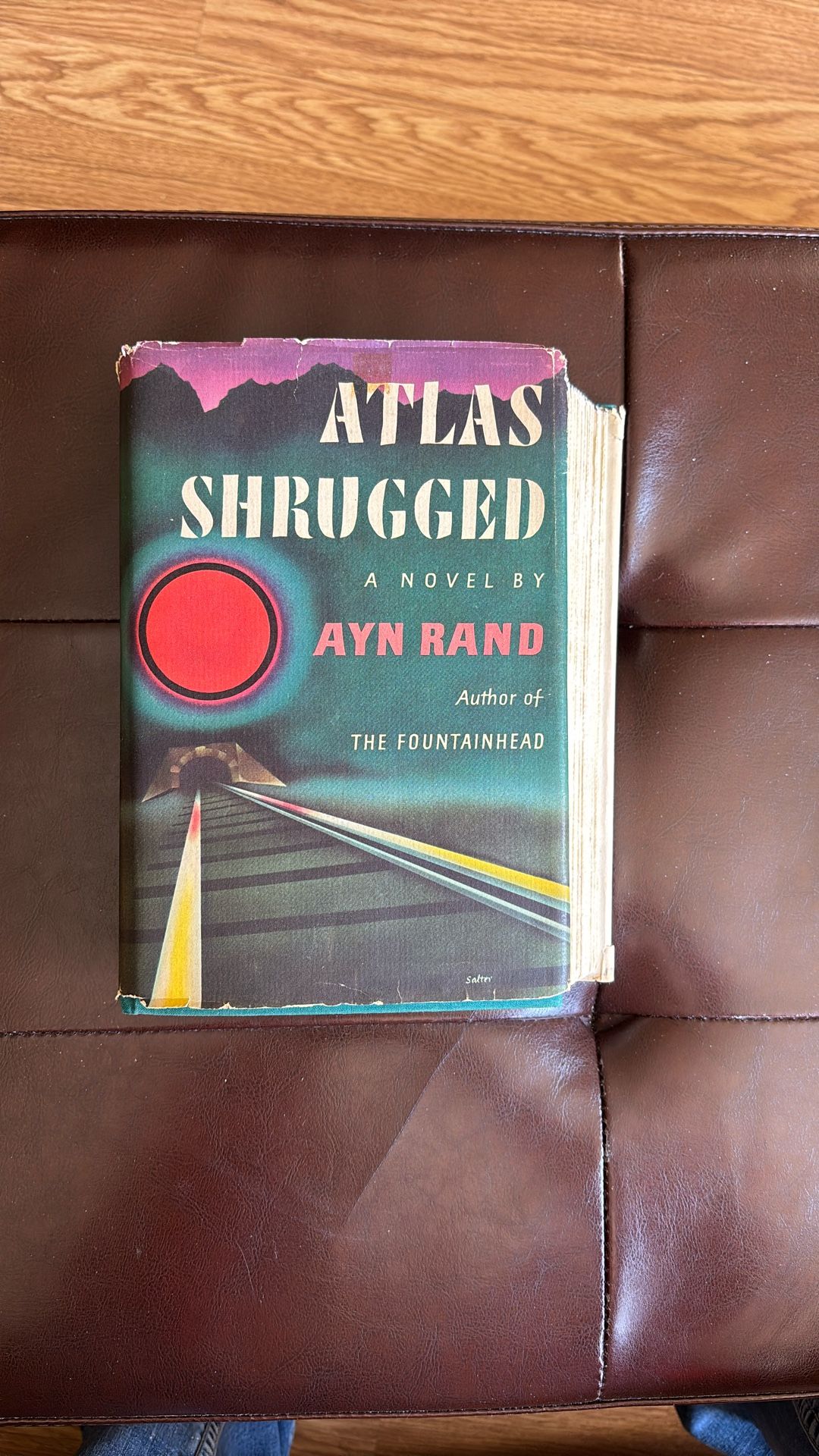 Ayn Rand Atlas Shrugged – 1957 Vintage Hardcover (4th Printing) with Jacket