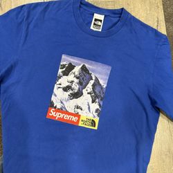 supreme x the north face mountain tee!! size M