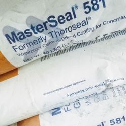 MASTER SEAL 581 CEMENT BASED COATING FOR CONCRETE, BRICK AND MASONRY ORLANDO AREA $30 EACH ONE 