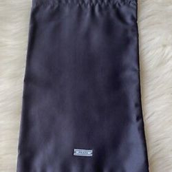 PRADA Navy Satin Finish Drawstring Dust Cover Travel Bag 13.5” X 8.5” New-I Have 6-$15 Each