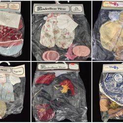 Vanderbear Wear By North American Bear Company Muffy Bear Outfits New Old Stock