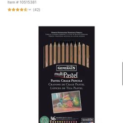 GENERALS MULTI PASTEL CHALK PENCILS