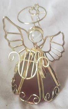 Stained Glass Angel Holiday/Christmas Tree Ornament