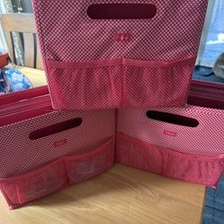 Hanging File Folder Canvas Bins