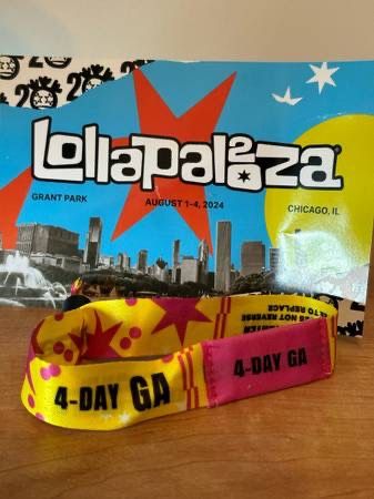 LOLLA 4-DAY GA PASS