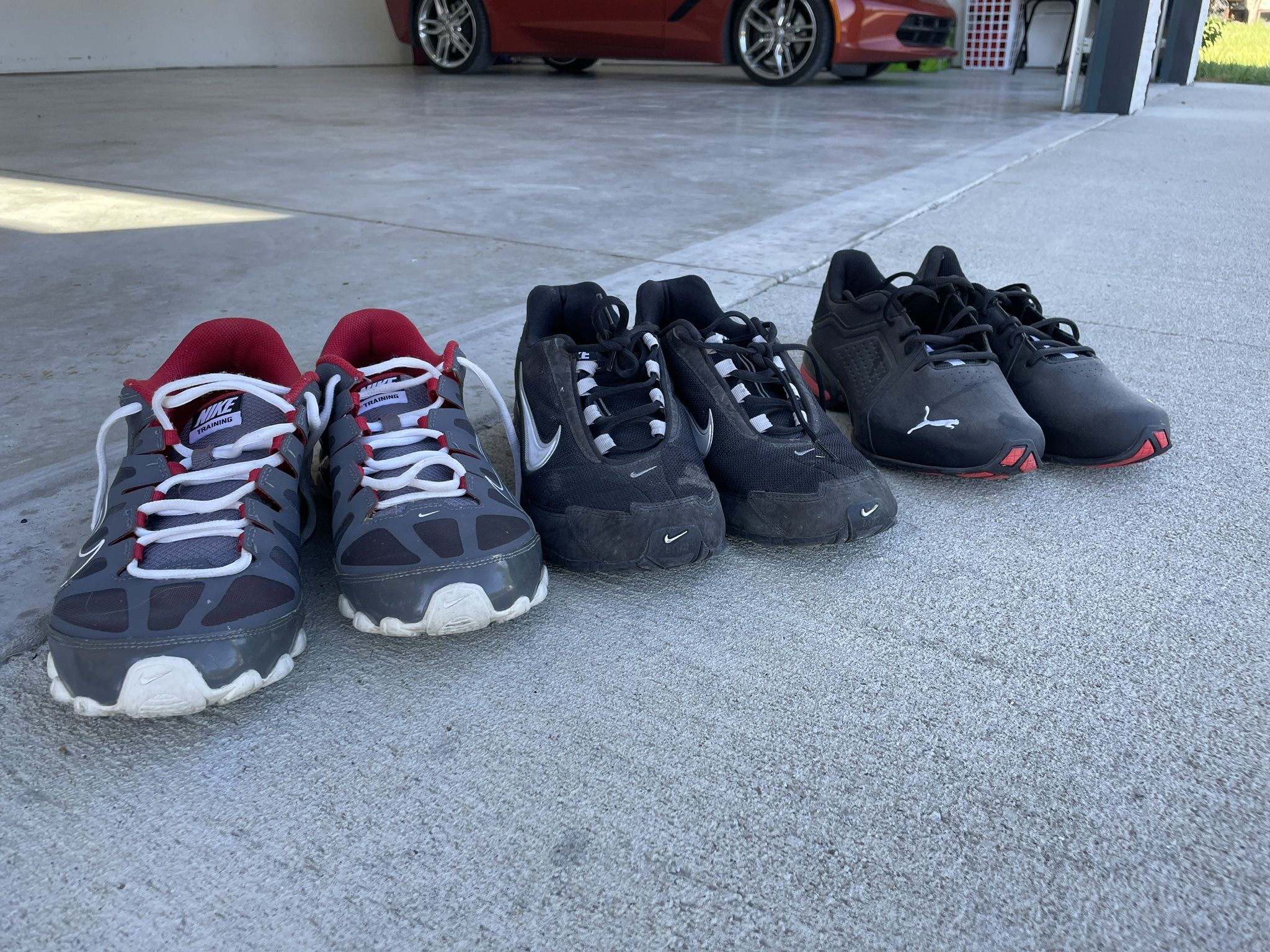 Nikes And Puma