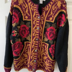 Beautiful Cardigan Sweater, Size L