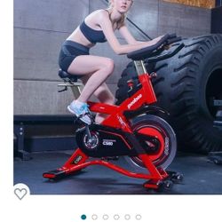 Stationary Bike Belt Drive Indoor Cycling 