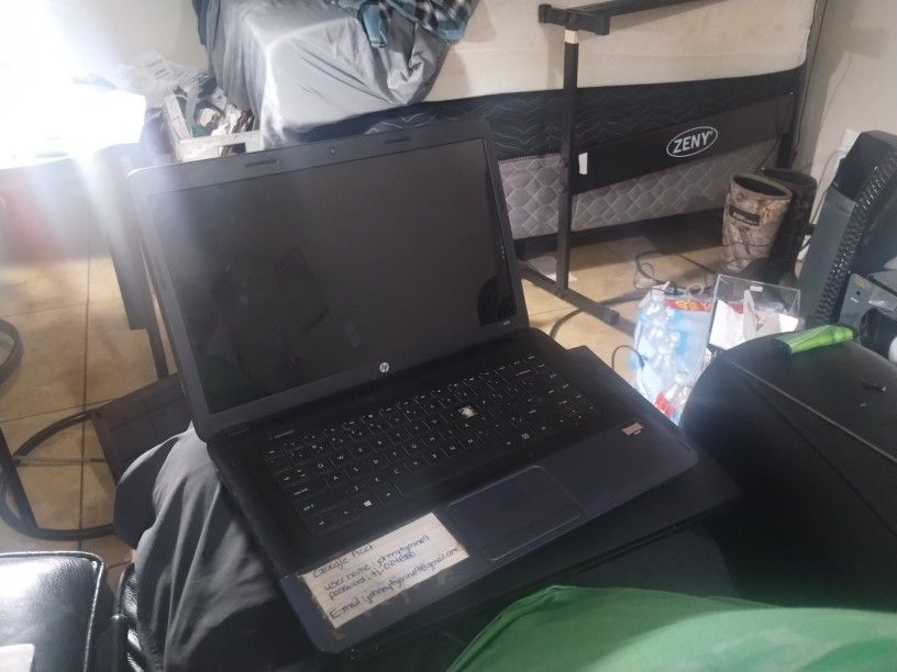 Hp Model Tpn 1108 Laptop, Works Great, Needs To Be Plugged In