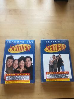 Seinfeld show DVDs - BRAND NEW 👍🏼Still sealed! Seasons 1+2+3 -sold together- Only $25. Must come to H.B, OC