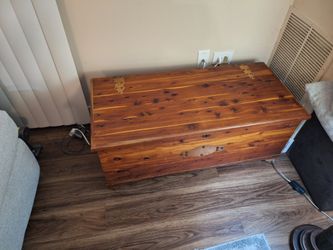 Antique Wooden Trunk.  Priced To Sell