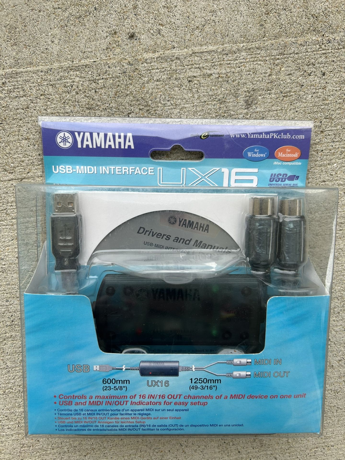 Yamaha USB-mini Interface UX16