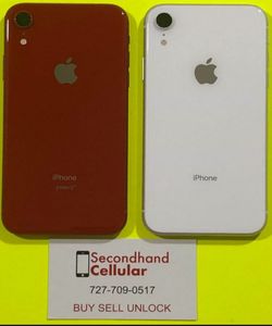 iPhone XR Unlocked to any service. RED