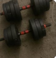 Adjustable dumbbells