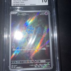 Pokemom Bronzor Cgc Slab 10