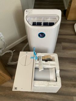 DREO Portable Air Conditioner 515S, 12000 BTU ASHRAE (8000 BTU DOE) Smart AC Unit for Bedroom with Drainage-free Cooling, Fan&Dehumidifier 3 in 1, APP
