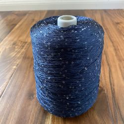 Cone Yarn Thread Craft Clothes Navy  Beaded Lace Thread 910gram 2LB #146