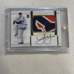 Joe Musgrove National Treasures Rookie Patch Auto