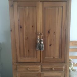 Broyhill Cabinet And Free Desk 