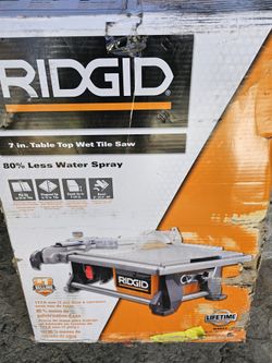 7" Table Top Wet Tile Saw