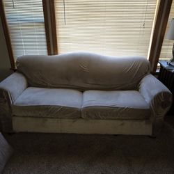 Couch With Slip Cover