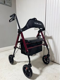 Rollator walker, andador, caminador, andadera para adulto