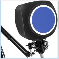 Microphone Isolation Shield Pop Filter for Microphone Sound Absorbing *NEW*