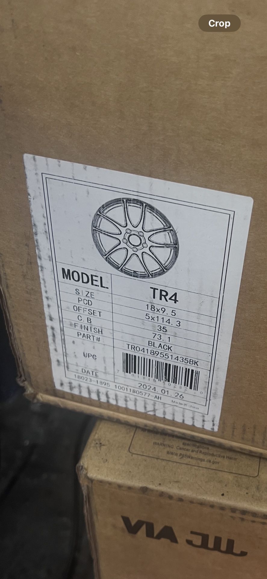 Set Of TR4 Wheels