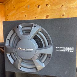  Pioneer TS-WX306B subwoofer 