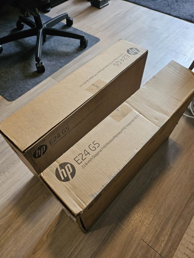 HP E24 G5 Monitors - NEVER Used