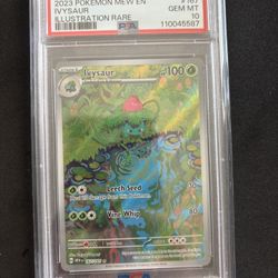 Pokemon 2023 Mew En 151 Ivysaur PSA 10