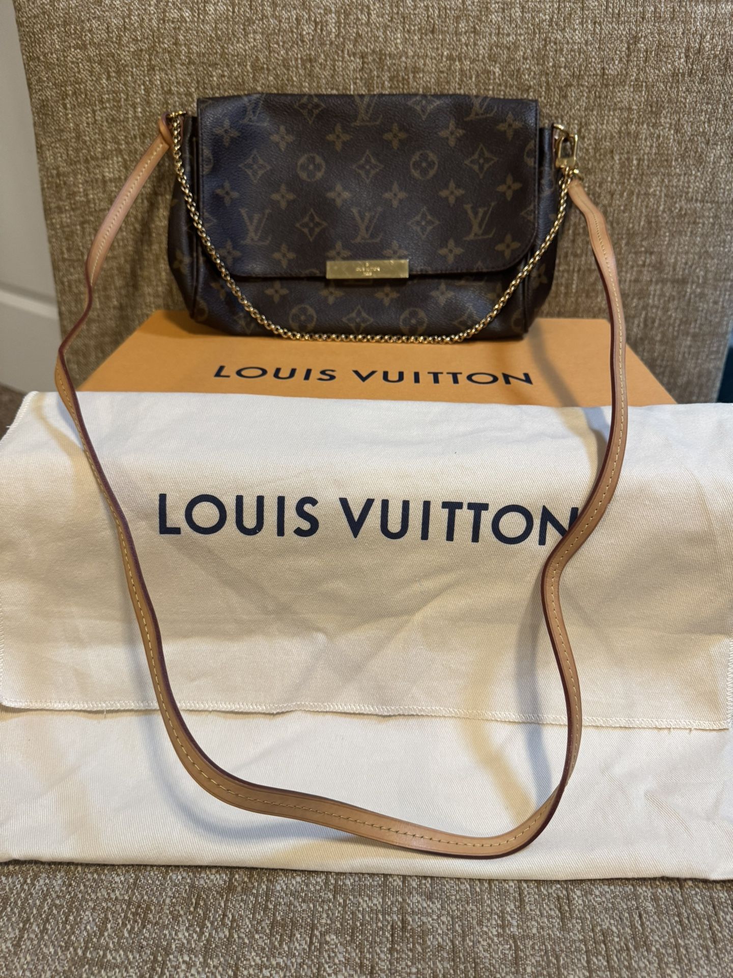 ❤️ Authentic LV Louis Vuitton Favorite MM Monogram W/ Dustbag & Box Made in France ❤️