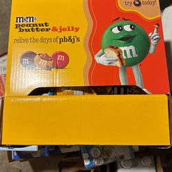 Peanut M&Ms Display With 48 Pack