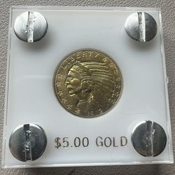 $5 Gold Indian Head