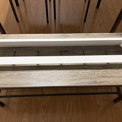 Wall Shelf With Hooks 