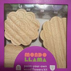 Paint Ur Own Wood Flower Kit 