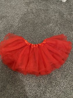 baby red tutu