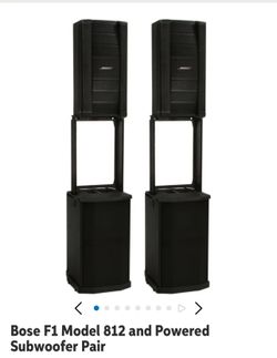 Bose F1 Model 812 and Powered Subwoofer Pair