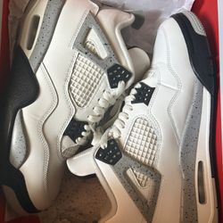 Air Jordan 4 White Cement - 9.5 (worn Once)