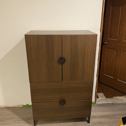 Dark Cherry - Faux Wood Dresser