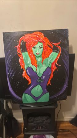 Poison Ivy Original Acrylic Canvas Painting