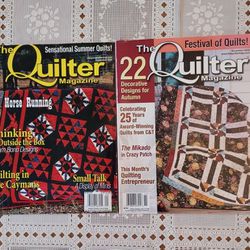 The Quilter Magazine September 2006 Summer Quilts Nov 2008 Festival Of Quilts