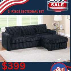 2pcs sectional - $50 dollar down with