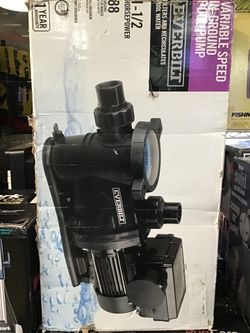 EVERBILT 1.5HP VARIABLE SPEED POOL PUMP