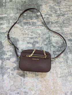Michael Kors Jet Set Chain Crossbody Brown