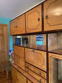 Modern Wall Unit - 157” Long( Could Be Divided In Three Sections)81” High 16” Depth